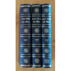 Ueber Land und Meer. Deutsche Illustrirte Zeitung. (1888/89). Heft 1-13. 3t. w 3 voluminach