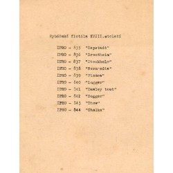 Rybářská flotila XVIII stoleti. IPRO