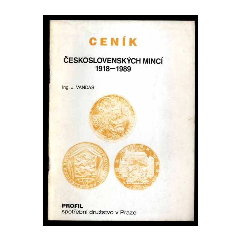 Cenik Československých minci