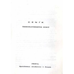 Cenik Československých minci