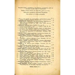 Maurycy Stankiewicz. Antykwaryat w Krakowie, ulica Sławkowska 20 [...]. Katalog Nr. 1