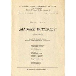 Giacomo Puccini: "Madame Butterfly". Opera w 3 aktach. Wznowienie 15 kwietnia 1967 r