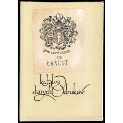 Katalog starych druków Biblioteki Muzeum-Zamku w Łańcucie