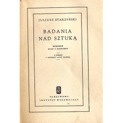 Badania nad sztuką. Dorobek, stan i potrzeby. Z powodu I. Kongresu Nauki Polskiej