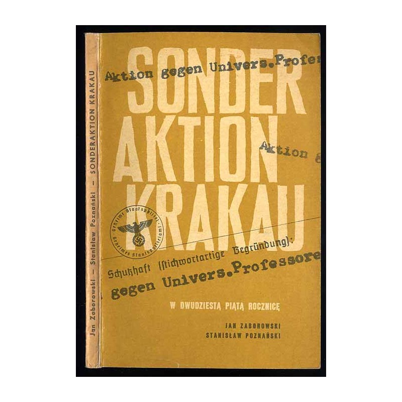 Sonderaktion Krakau. W dwudziestą piątą rocznicę 6 listopada 1939