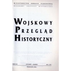 Wojskowy Przegląd Historyczny. R. 41 (1996). Nr 1 (155) (Styczeń - Marzec 1996)