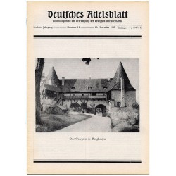 Deutsches Adelsblatt. 6. Jahrgang (1967). Nr 11 (15 XI 1967) [Das Georgstor in Burghausen]