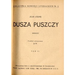 Rekin w kajucie. Dusza puszczy. Romans