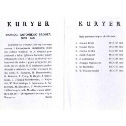 Kuryer Wszędziebylski Iednego dnia całą Polskę ze smutną wieścią Obchodzący Od Koła Miłośników Exlibrisu w Krakowie wyprawiony r