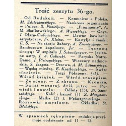 Tęcza. Ilustrowane pismo tygodniowe. R. 2 (1928). Z. 36 (8 września 1928) / Stanisław Błoński Łąka pow. Pszczyna / Kraków. Dawne