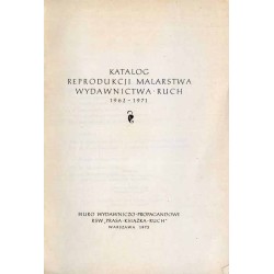 Katalog reprodukcji malarstwa Wydawnictwa "Ruch" 1962-1971