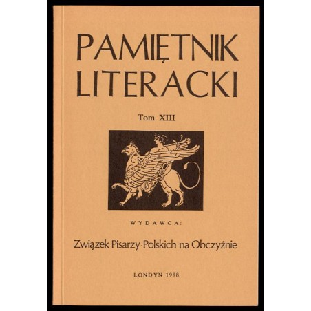 Pamiętnik Literacki. T.13