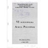 [Ogólnopolski Klub Filokartystów] VI Ogólnopolska Aukcja Pocztówek. Warszawa, 6 maja 1995