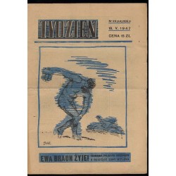 Tydzień. Ilustrowane pismo tygodniowe. R.2 (1947). Nr 20 (44) (18 maja 1947)