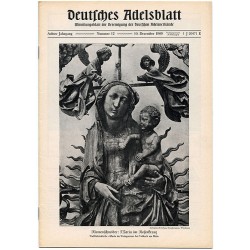 Deutsches Adelsblatt. 8 Jahrgang (1969). Nr 12 (10 XII 1969) [Riemenschneider: Maria im Rosenkranz. Wallfahrtskirche "Maria im W