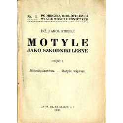 Motyle jako szkodniki leśne. Cz.1: Macrolepidoptera - Motyle większe