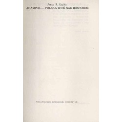 Adampol - polska wieś nad Bosforem