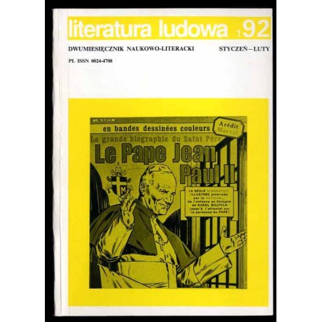 Literatura Ludowa. Dwumiesięcznik naukowo-literacki. R.36 (1992). Nr 1-6