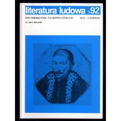 Literatura Ludowa. Dwumiesięcznik naukowo-literacki. R.36 (1992). Nr 1-6