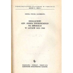 Działalność gen. Józefa Dwernickiego na emigracji w latach 1832-1848