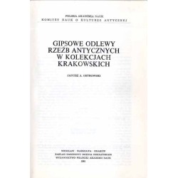 Gipsowe odlewy rzeźb antycznych w kolekcjach krakowskich