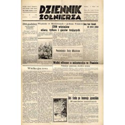 Dziennik Żołnierza. Polska prasa obozowa. Pismo żołnierzy 1. Korpusu Pancerno Mot. R.4 (1943). Nr 54 (789) (6 marca 1943)