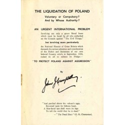 The liquidation of Poland. Voluntary or compulsory? And by whose authority?