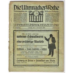 Die Uhrmacher-Woche. Leipziger Uhrmacher-Zeitung. 26. Jahrgang (1919). Nr 44 (1.11.1919)