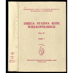 Księga Stadna Koni Wielkopolskich (Kwlkp). T. 4. Cz. 1