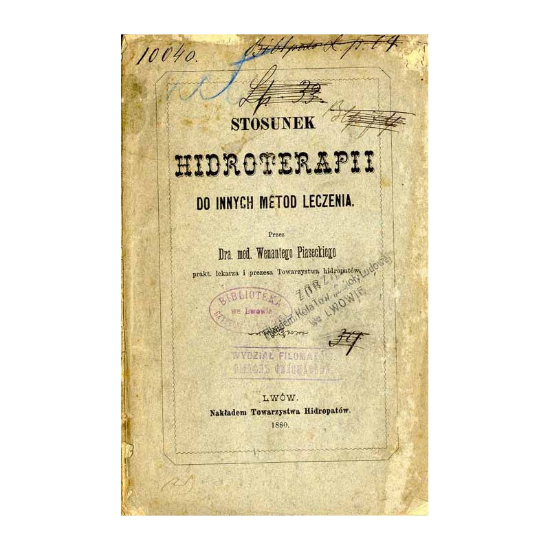 Stosunek hidroterapii do innych metod leczenia