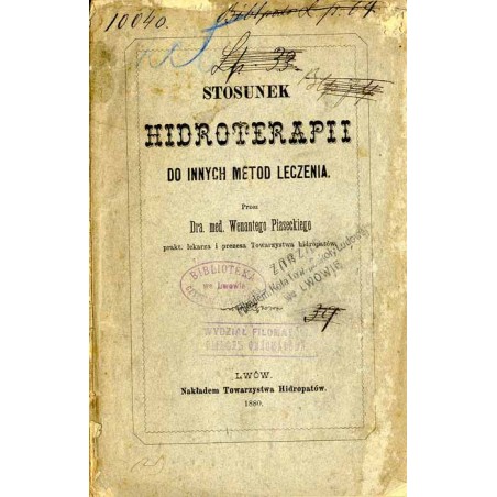 Stosunek hidroterapii do innych metod leczenia