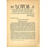 Lotos. Miesięcznik poświęcony rozwojowi i kulturze życia wewnętrznego, oraz wartościom twórczym polskiej myśli transcendentnej.