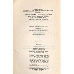 Nauka średniowieczna i początki nauki nowożytnej. T. 1-2