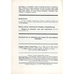 Przegląd Fotograficzny. Miesięcznik ilustrowany. Organ Fotoklubu Wileńskiego i Lwowskiego Towarzystwa Fotograficznego. R. 3 (193