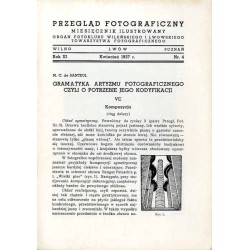 Przegląd Fotograficzny. Miesięcznik ilustrowany. Organ Fotoklubu Wileńskiego i Lwowskiego Towarzystwa Fotograficznego. R. 3 (193