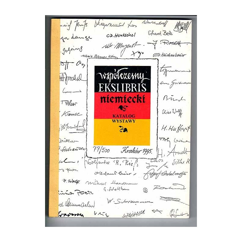 Współczesny ekslibris niemiecki. Katalog wystawy, Muzeum Historyczne Miasta Krakowa "Krzysztofory", 7 maja - 30 czerwca 1995 r