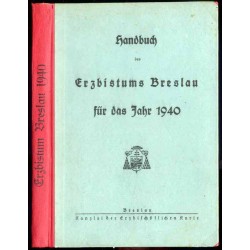 Handbuch des Erzbistums Breslau für das Jahr 1940