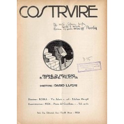 Costruire. Pagine di pensiero e di azione fascista. Anno 13 (1936). Nr 10 (VIII 1936)