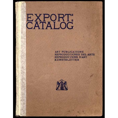 Export Catalog. Art Publications. Reproducciones del Arte. Reproductions d'art. Kunstblätter