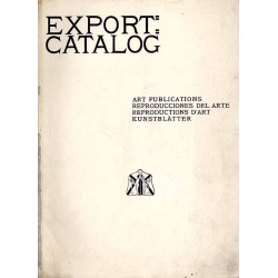 Export Catalog. Art Publications. Reproducciones del Arte. Reproductions d'art. Kunstblätter
