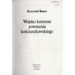 Wojsko koronne powstania kościuszkowskiego
