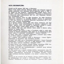 Piotr Wollenberg, wrzesień 1984, Galeria BWA "Piwnice" Kielce