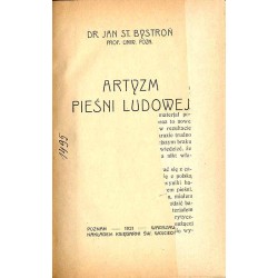 Artyzm pieśni ludowej