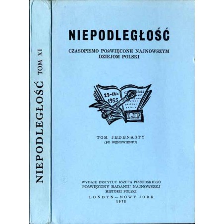 Niepodległość. Czasopismo poświęcone najnowszym dziejom Polski. T. 11 (1978) (po wznowieniu) / Listy J. Piłsudskiego z okresu PP