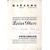Zeiss Ikon. Aparaty fotograficzne, aparaty do powiększeń. Katalog. Część II. Na rok 1931/32