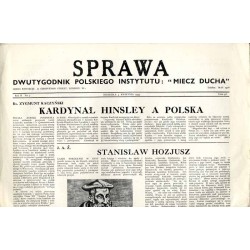 Sprawa. Dwutygodnik Polskiego Instytutu: "Miecz Ducha"  The Common Cause. Fortnightly of the Polish Section of the "Sword of th