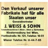 Wein- und Obstpressen, Kellereimaschinen Anton Wottle. Maschinen und Pressenbau Poysdorf N.Ö. Am Heumarkt 520. Alleinverkauf: J.