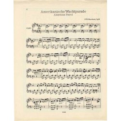 Amerikanische Wachtparade. American Patrol. Op. 92