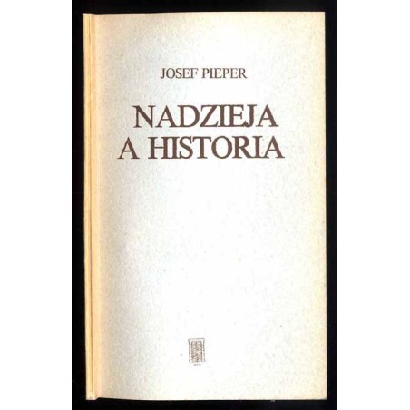 Nadzieja a historia. Pięć wykładów salzburskich