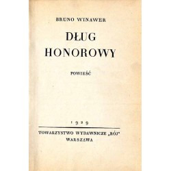 Dług honorowy. Powieść